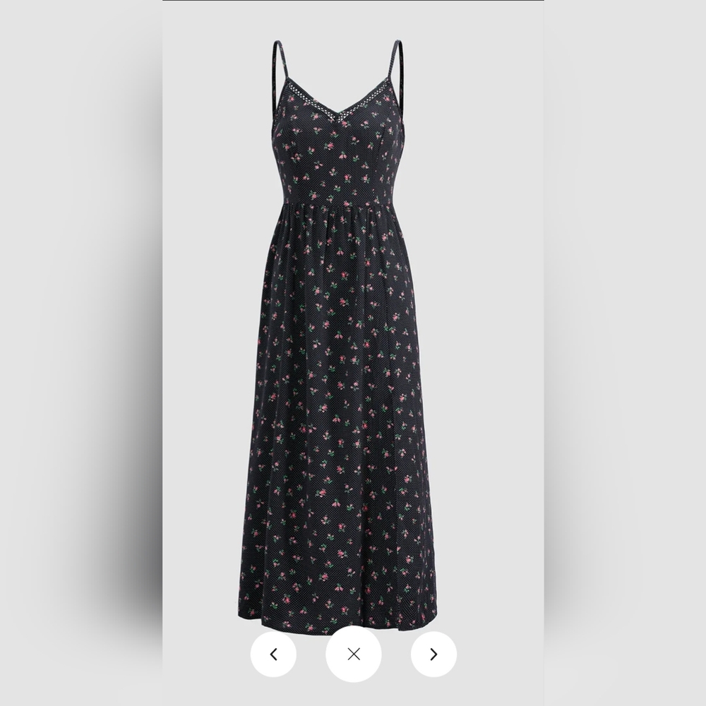 Floral midi dress